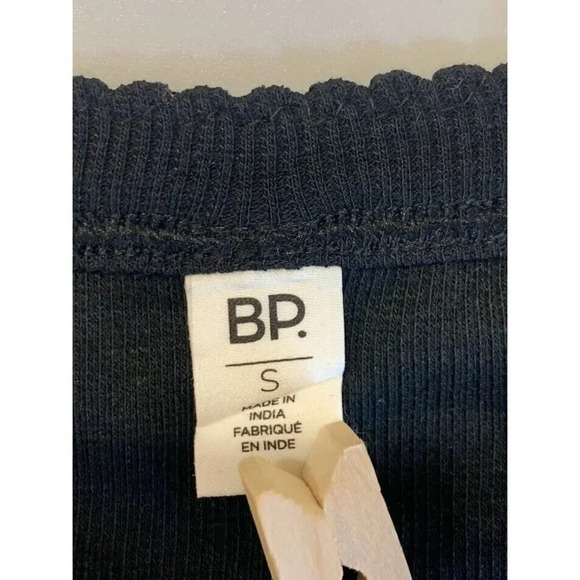 BP Women's Picot Trim Rib Snap Thong‎ Bodysuit BP448237MI Size S NWT - Picture 8 of 10